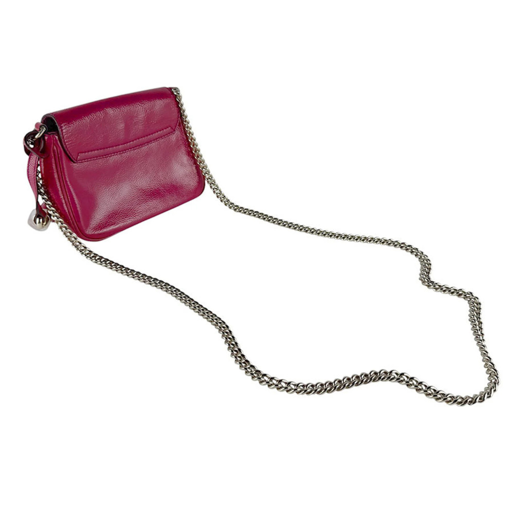 GUCCI Pink Leather Shoulder Bag - Picture 10 of 14